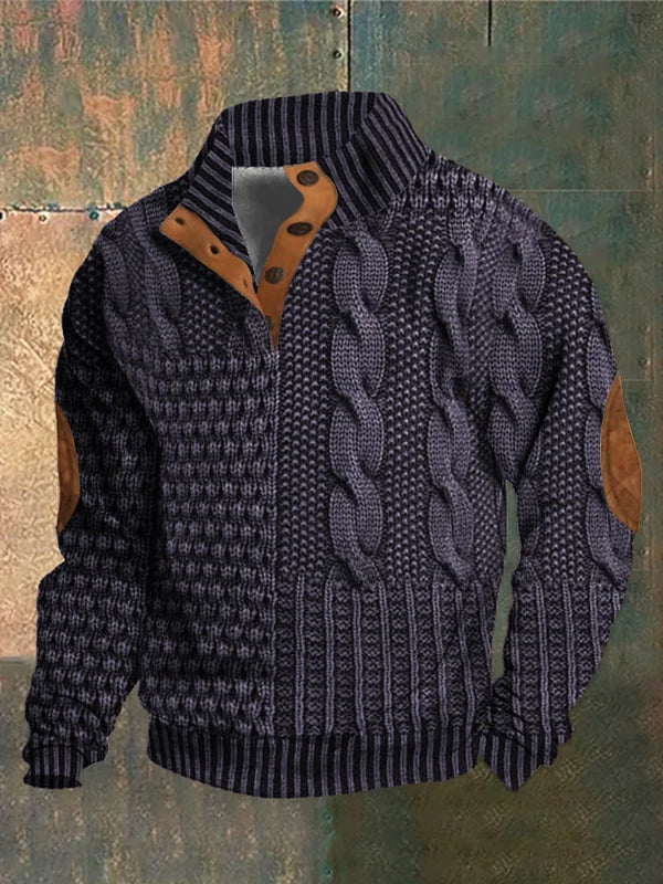 Helvano | Herren Strickpullover mit Muster