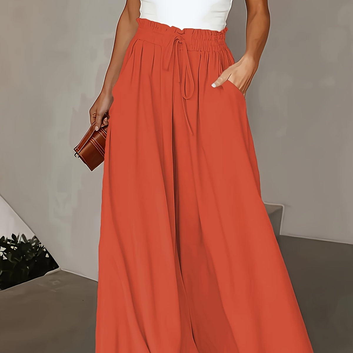 Helvano | Elegante Damenhose mit hohem Bund