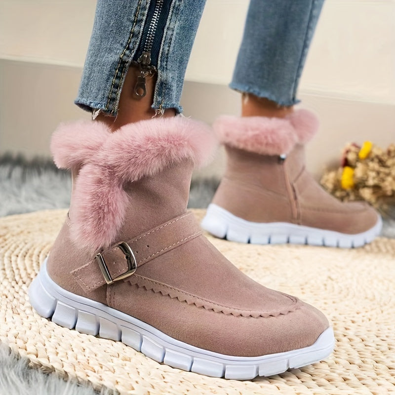 Helvano | Damen Winterstiefel mit Plüschbesatz