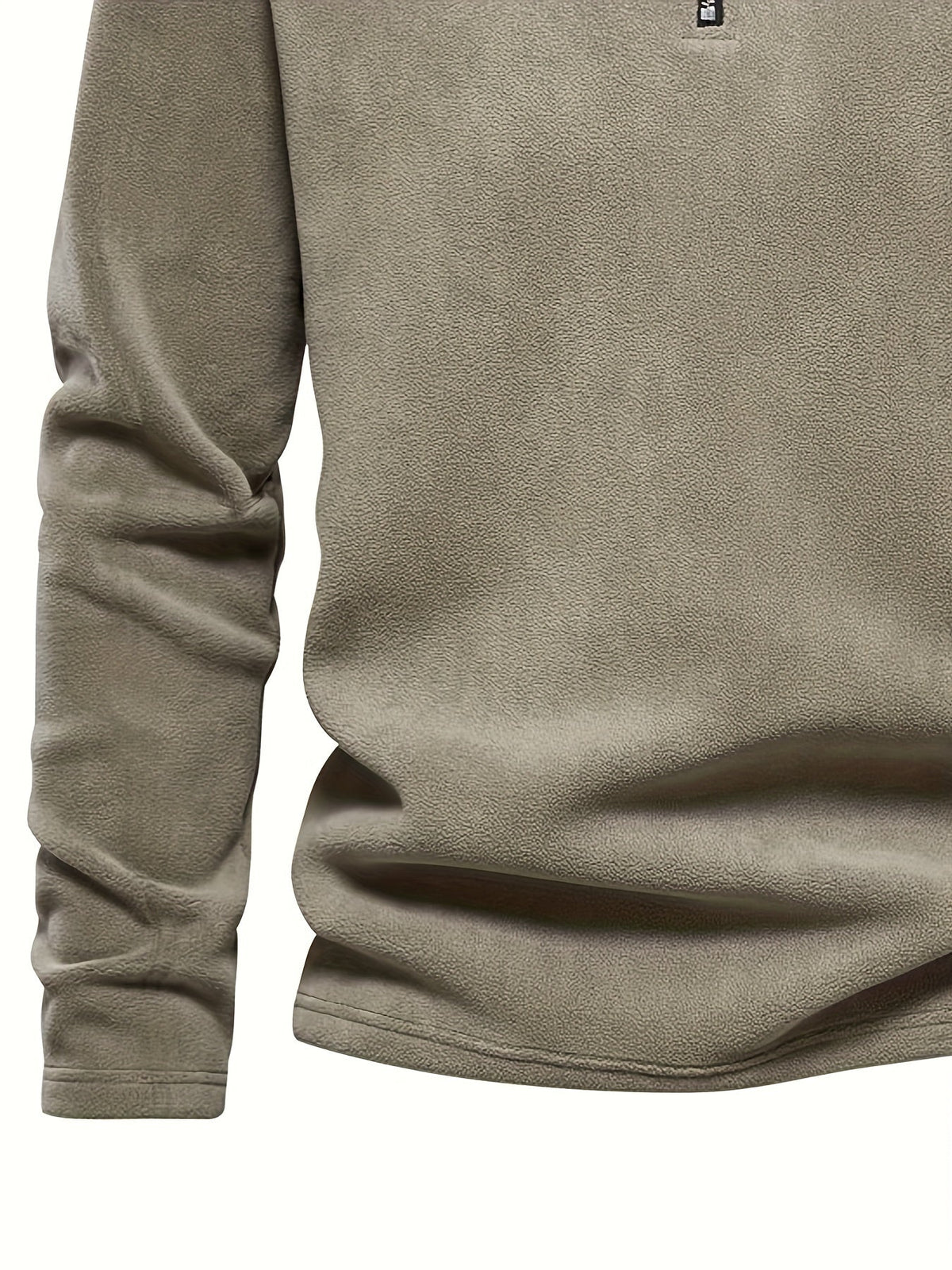 Helvano | Herren Strickpullover mit Stehkragen und Half-Zip