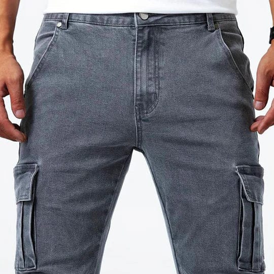 Helvano | Cargo-Jeans aus Denim für Herren