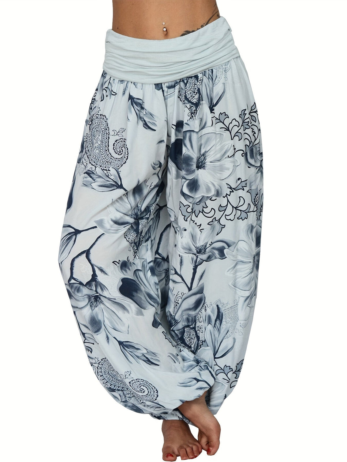 Helvano | Geblümte Hose für Damen