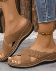 Helvano | Damen-Sandalen mit Keilabsatz