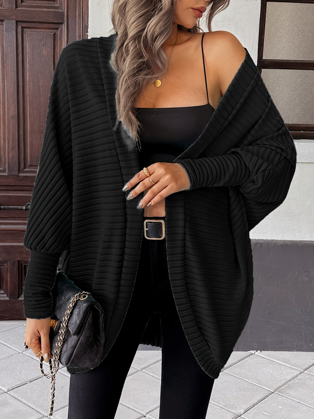 Helvano | Offener Strickcardigan für Damen