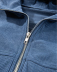 Helvano | Cordjacke mit Kapuze und Kordelzug für Damen