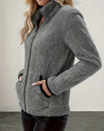 Helvano | Kuschelige Damen-Jacke mit Reissverschluss
