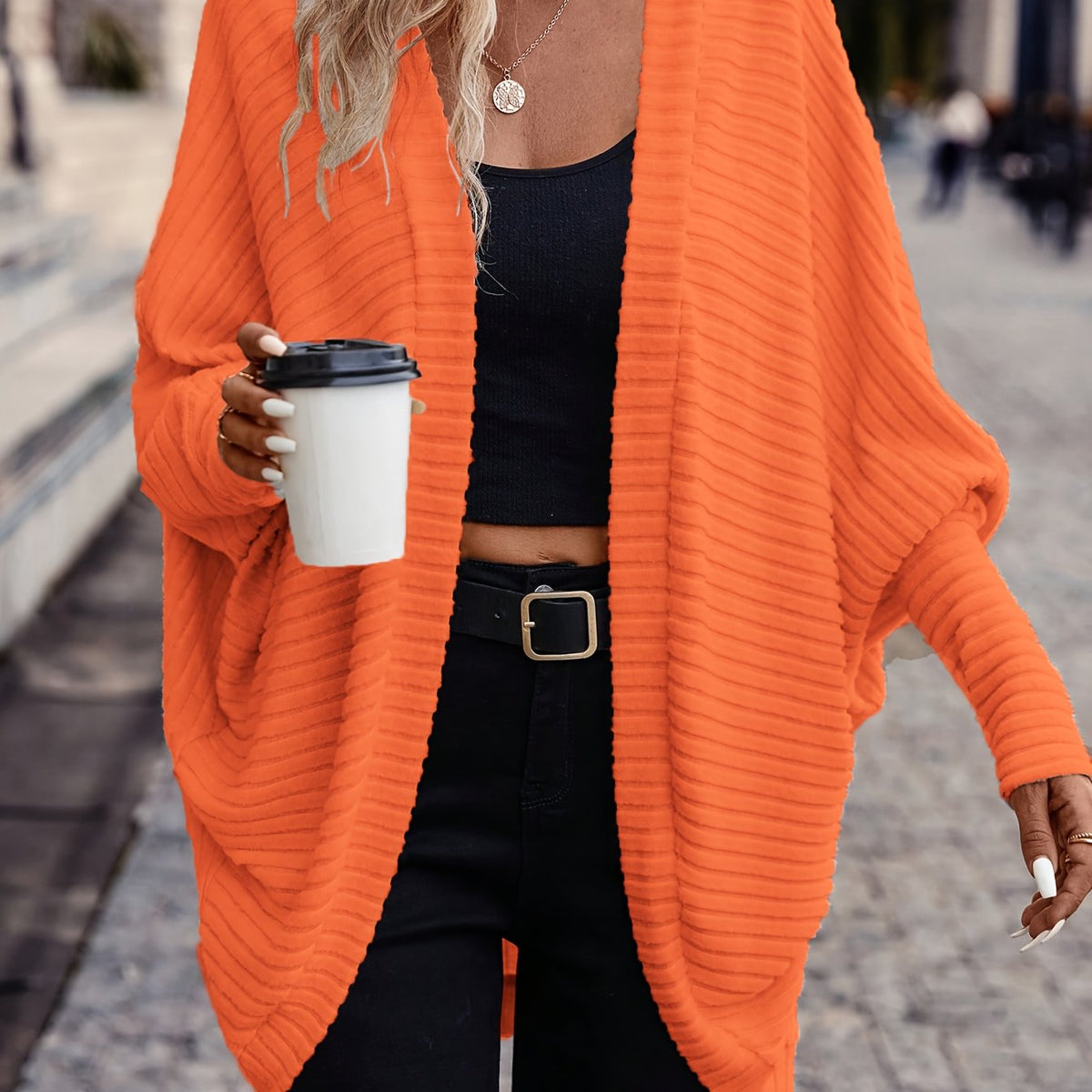 Helvano | Offener Strickcardigan für Damen