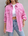 Helvano | Jeansweste für Damen in Rosa