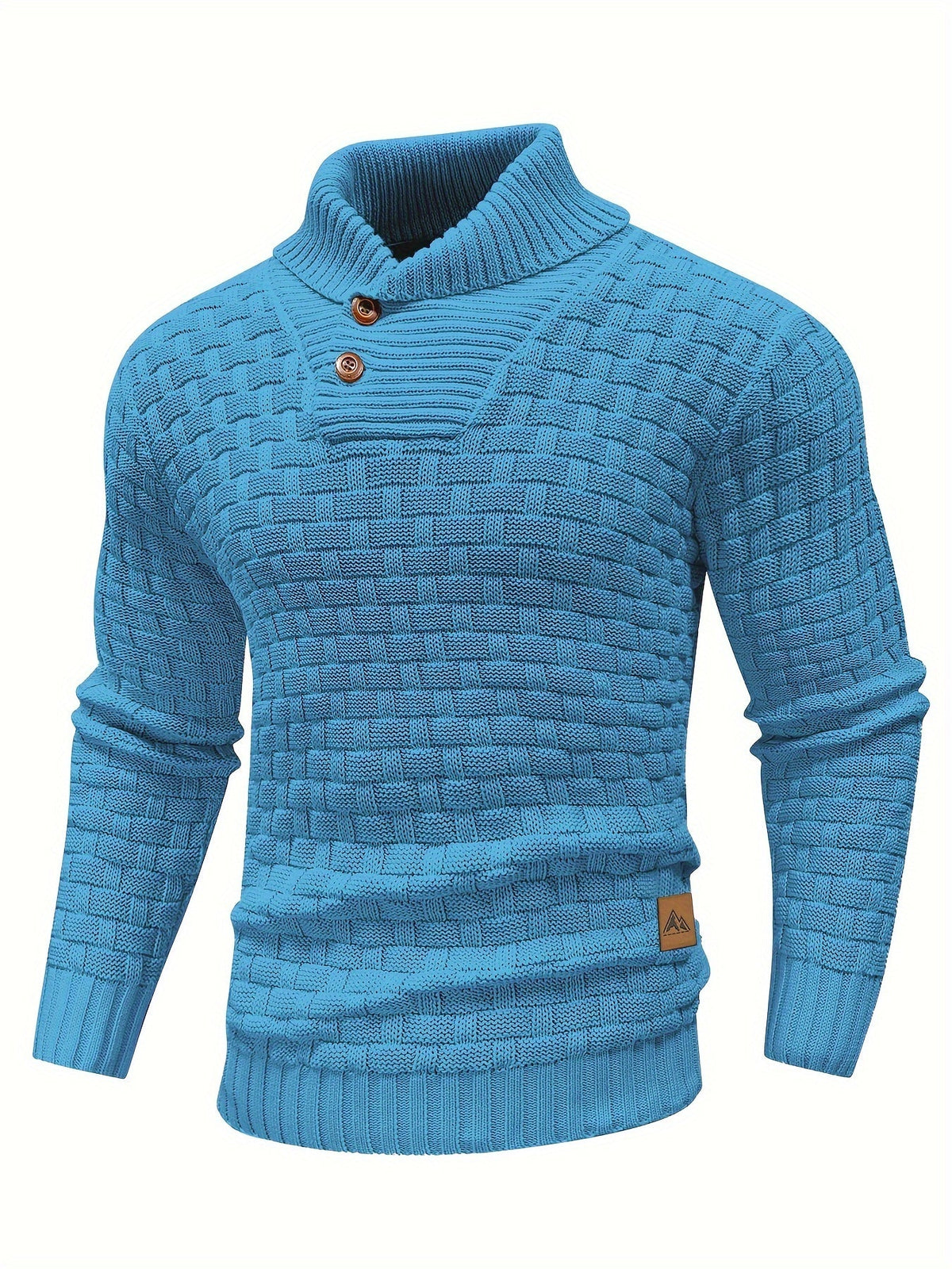 Helvano | Strickpullover mit Schalkragen für Herren