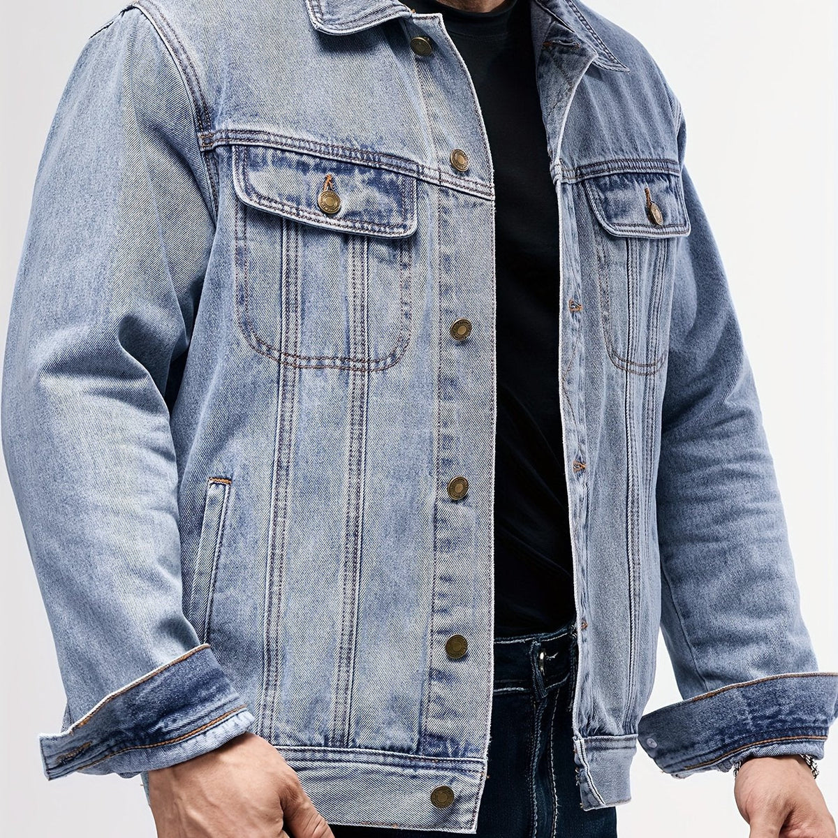 Helvano | Denim-Arbeitsjacke für Herren