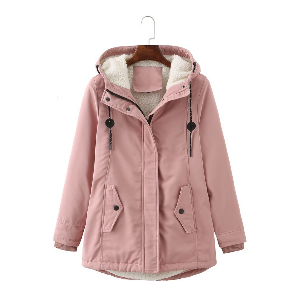 Helvano | Warmer Wintermantel mit Kapuze für Damen