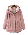 Helvano | Warmer Wintermantel mit Kapuze für Damen