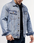 Helvano | Denim-Arbeitsjacke für Herren