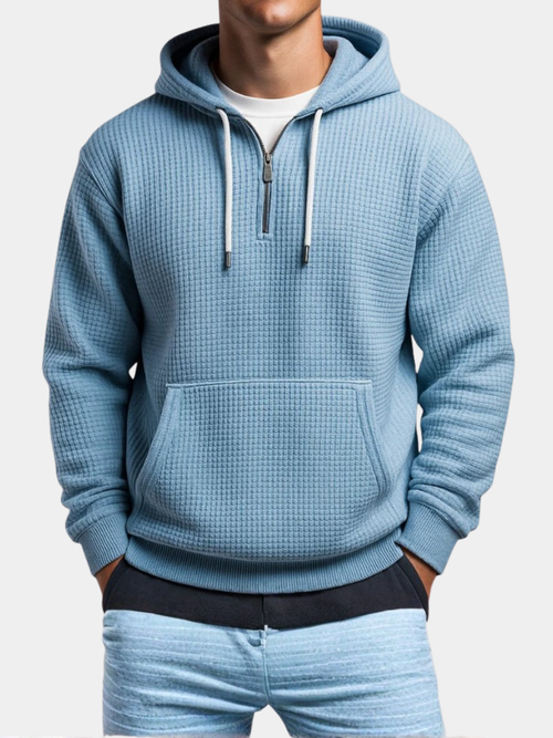 Helvano | Herren Waffelstrick-Hoodie
