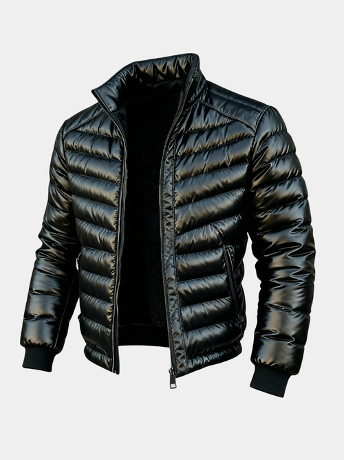 Helvano | Gesteppte Herrenjacke in Schwarz