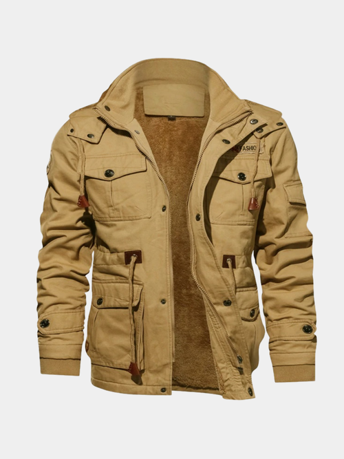 Helvano | Winterjacke mit Sherpa-Futter für Herren