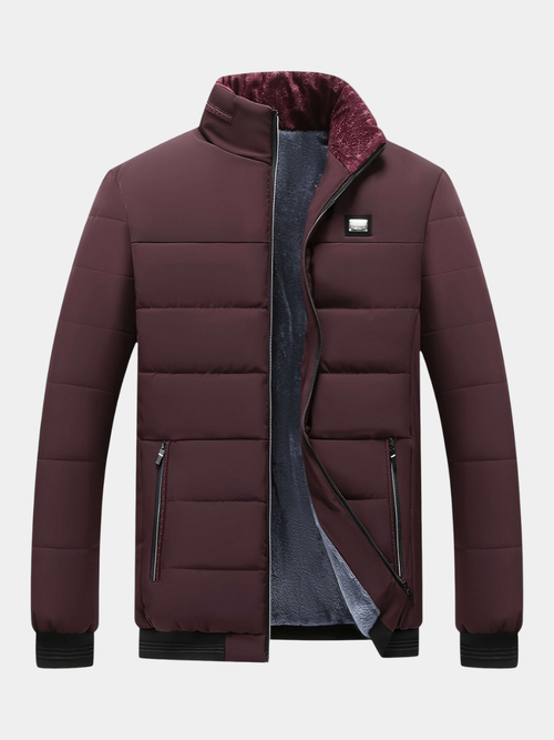 Helvano | Elegante Zip-Winterjacke für Herren