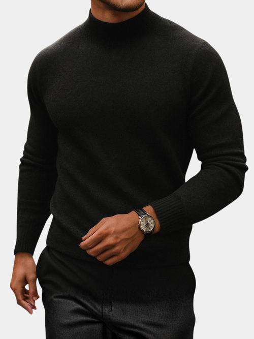 Helvano | Herren-Pullover mit Kragen aus Wollmischung