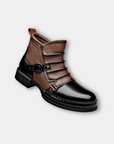 Helvano | Herren Stiefeletten mit Schnalle in Schwarz