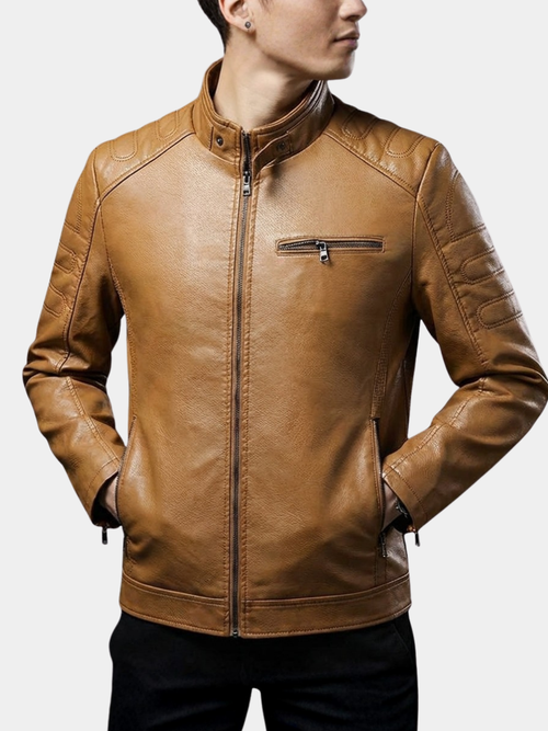 Helvano | Herren Bikerjacke im Motorrad-Look