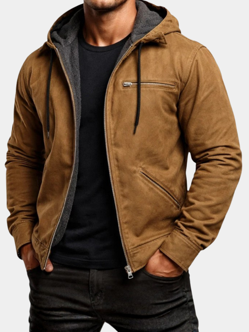 Helvano | Herren Kapuzenjacke aus Canvas