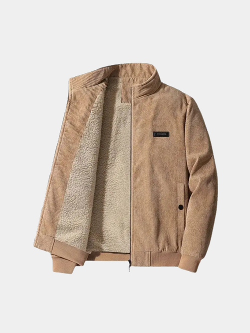 Helvano | Cord-Fleecejacke für Herren