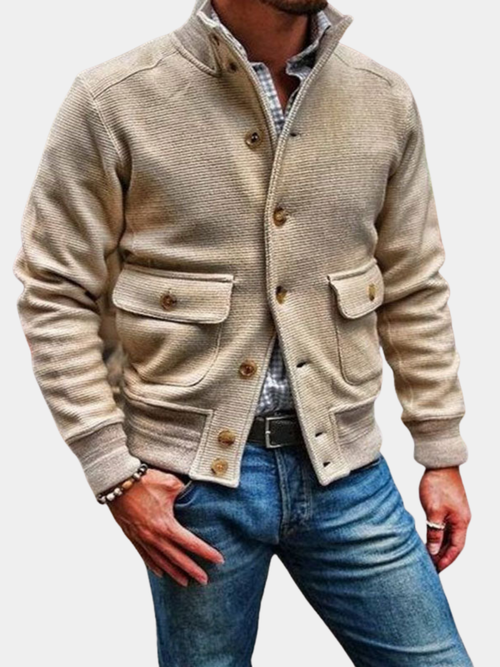 Helvano | Herrenjacke mit Stehkragen