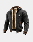 Helvano | Herren Waffelstrick-Jacke