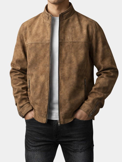 Helvano | Slim-Fit Bikerjacke für Herren