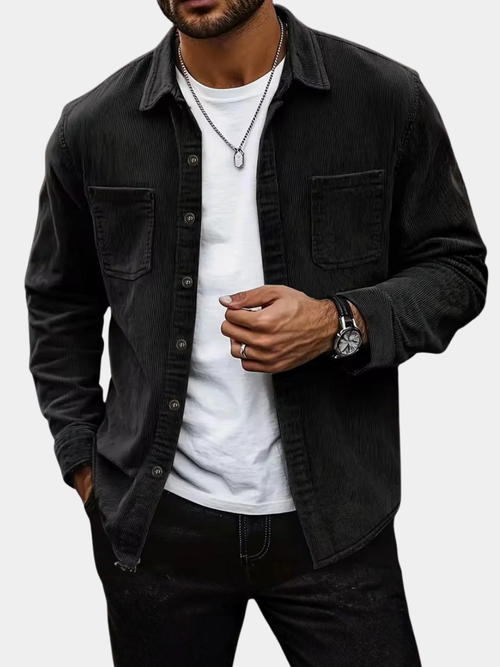 Helvano | Cord-Overshirt für Herren