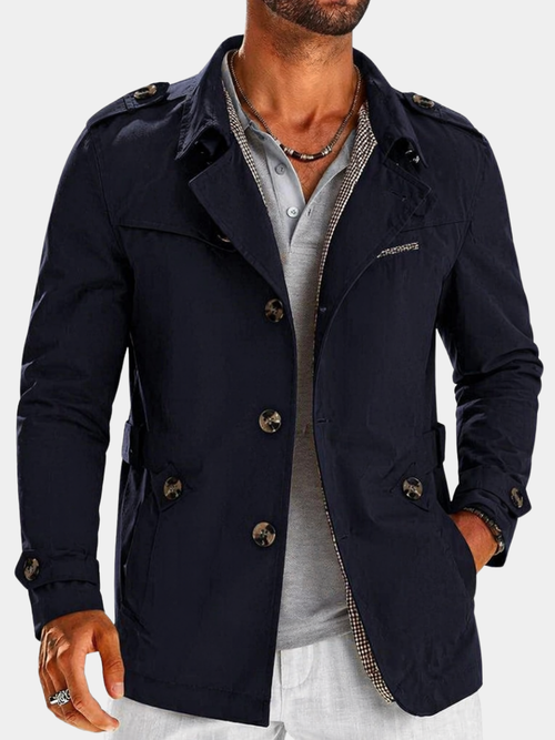 Helvano | Moderner Trenchcoat für Herren