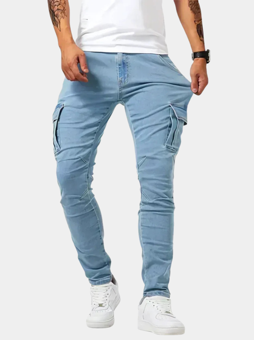 Helvano | Cargo-Jeans aus Denim für Herren