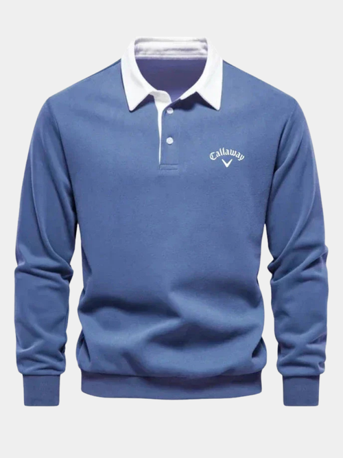 Helvano | Poloshirt für Herren mit Kontrast