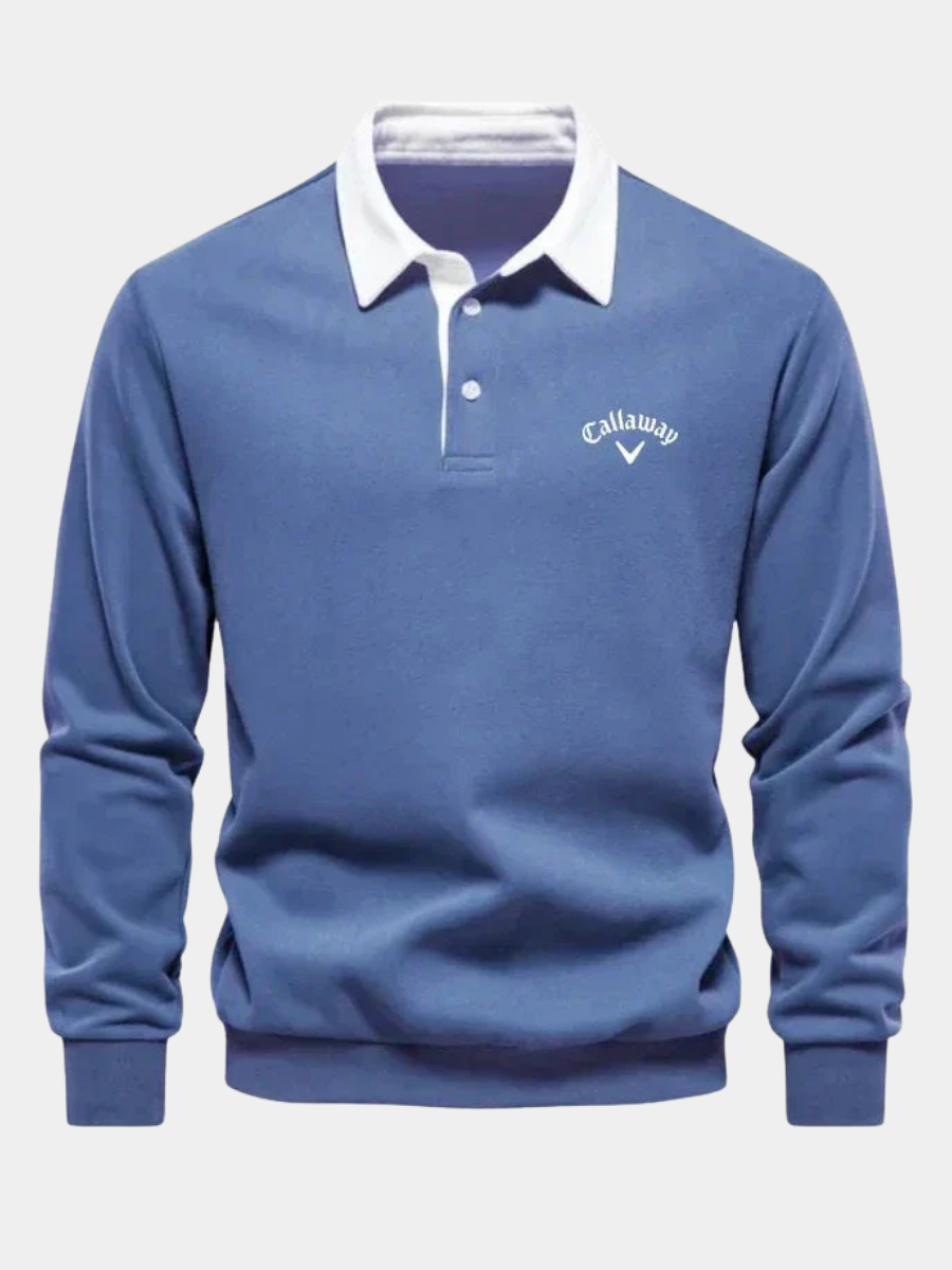Helvano | Poloshirt für Herren mit Kontrast
