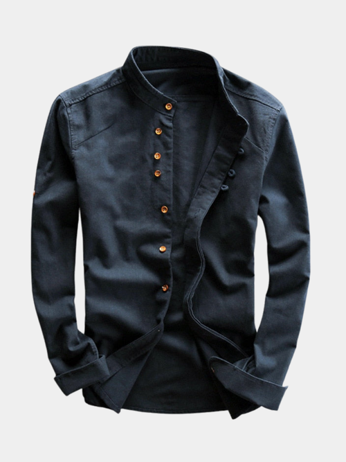 Helvano | Herrenhemd im Japan-Stil