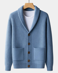 Helvano | Herren Strickjacke mit Knopfleiste