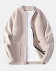 Helvano | Herren Zip-Jacke mit Rippenstruktur