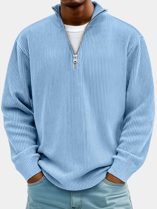 Helvano | Pullover mit Half-Zip für Herren