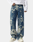 Helvano | Herren-Jeans mit Pixel-Effekt