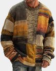 Helvano | Strickpullover mit abstraktem Muster für Herren