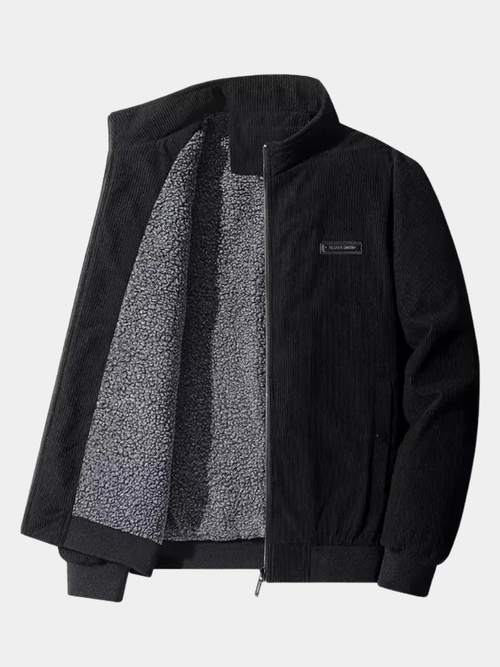 Helvano | Cordhemdjacke mit Fleecefutter für Herren