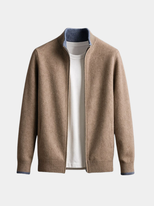 Helvano | Herren Strickjacke mit Zip