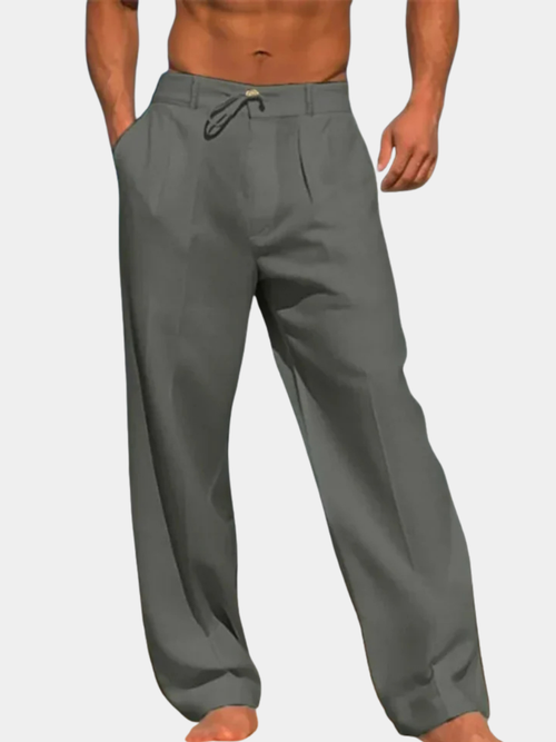 Helvano | Klassische Leinenhose für Herren