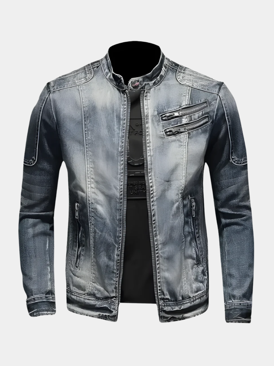 Helvano | Jeansjacke für Herren in Grau