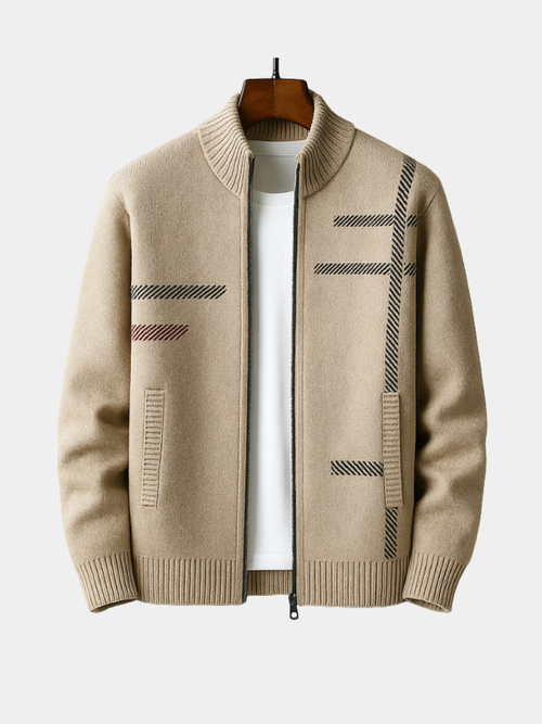 Helvano | Strickjacke mit Reissverschluss für Herren