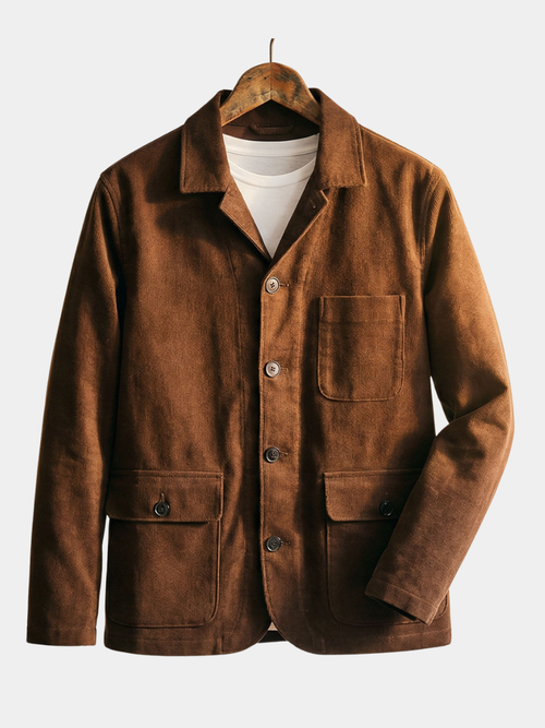 Helvano | Strukturierte Utility-Jacke für Herren