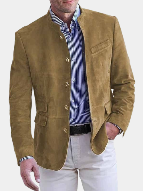 Helvano | Herren-Blazer mit Stehkragen