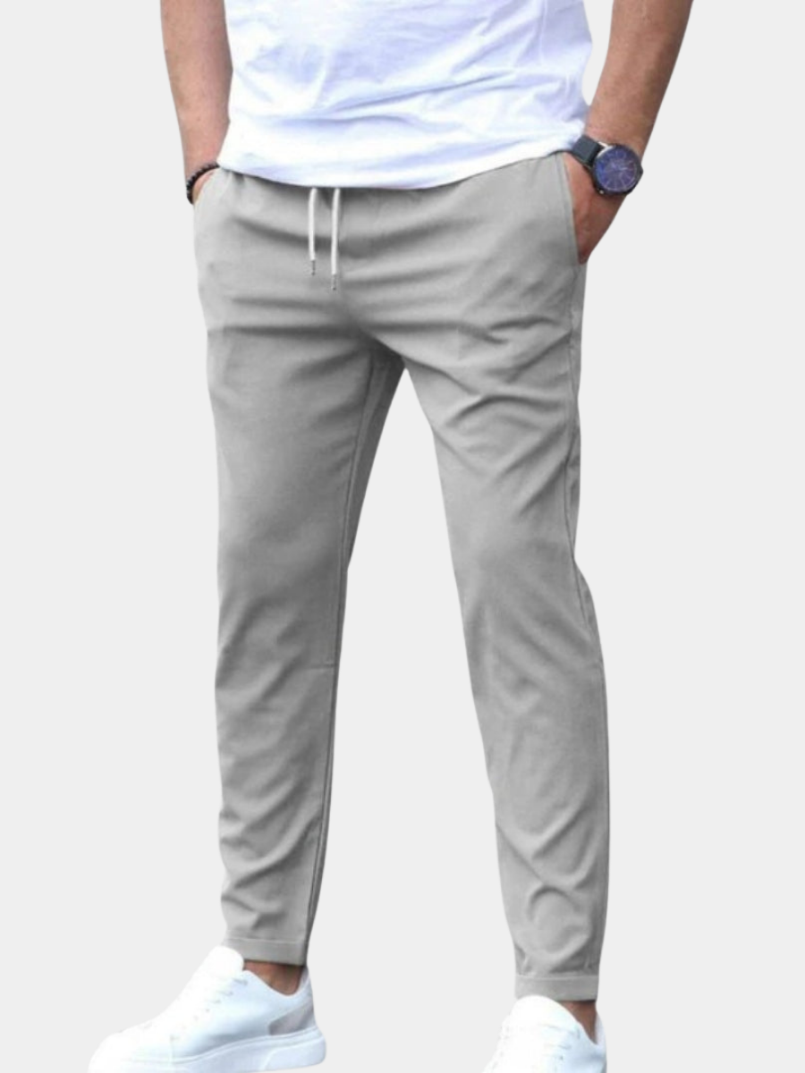 Helvano | Herren Stretch-Hose mit elastischem Bund
