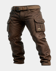 Helvano | Gefütterte Cargohose für Herren in Dunkelbraun