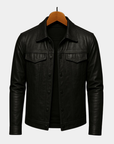 Helvano | Herren Bikerjacke aus Kunstleder